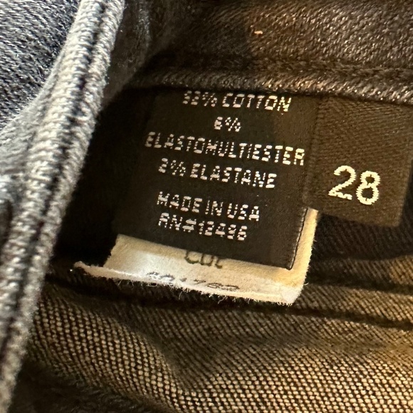 PARKER SMITH Black wash distressed jeans, 28. CB1930 - Picture 3 of 4